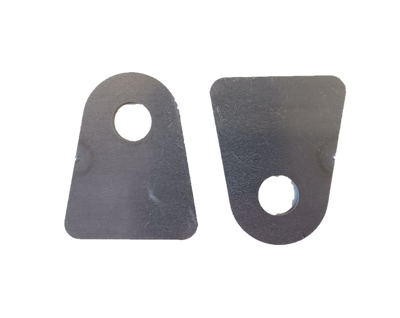 1.5" flat bottom panel mounting tab 1/8" thick Pair (2)