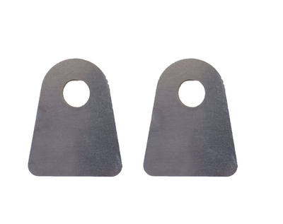 1.5" flat bottom panel mounting tab 1/8" thick Pair (2)